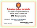 LUCIANO SANTIPROSPERI - SPECIALIZZAZIONE GPS E ORIENTAMENTO