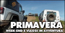 ITINERARI di STAGIONE DI GRANDI VIAGGI in 4x4